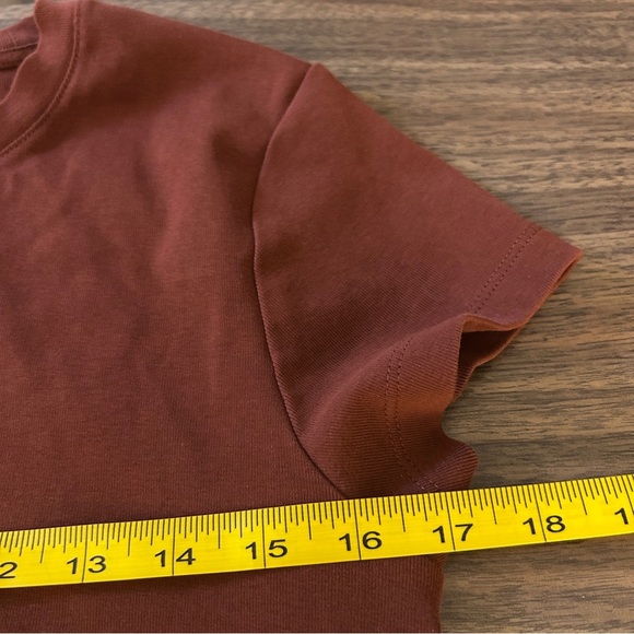 ❤️ Uniqlo Terracotta Short Sleeve Tee M - Picture 7 of 8